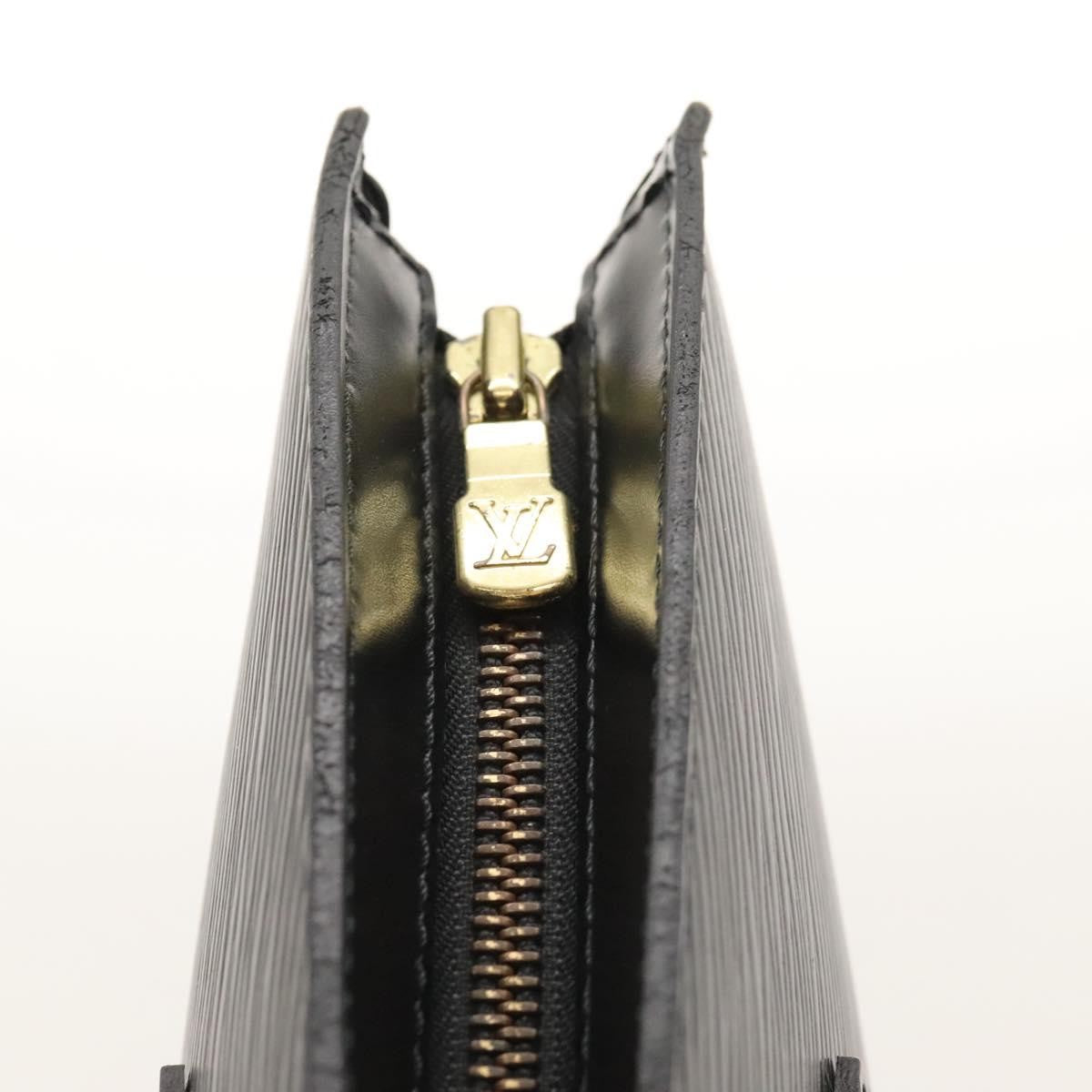 Louis Vuitton Saint Jacques Epi Leather, Black, Leather, Handbag