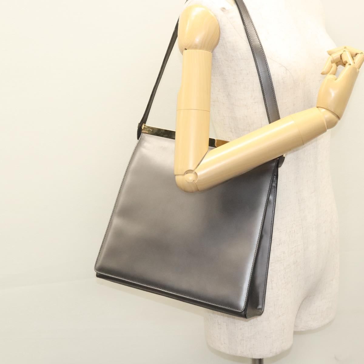 Gucci Shoulder Leather, Brown, Leather, Shoulder Bag