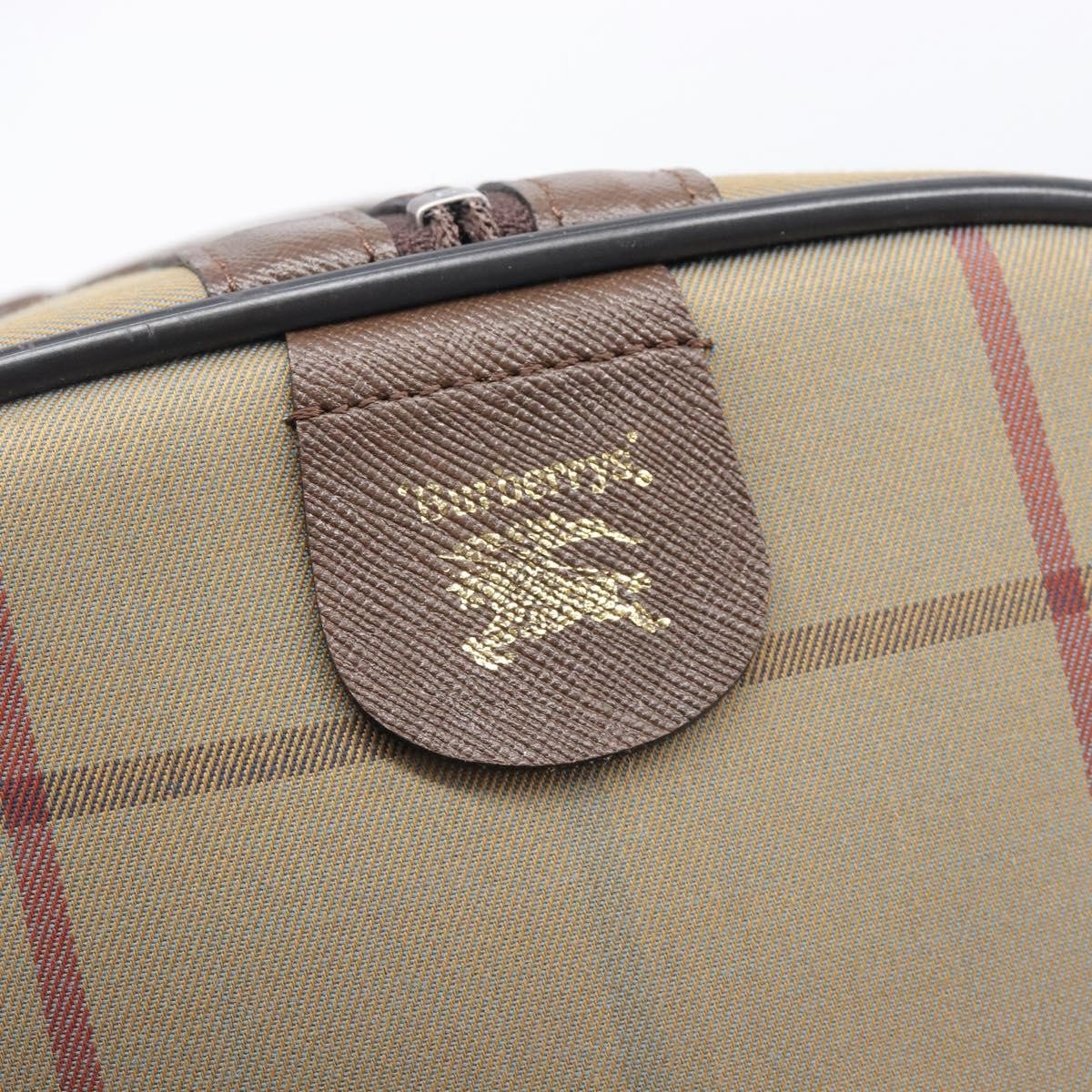 Burberry Nova check boston Canvas, Beige, Canvas, Handbag