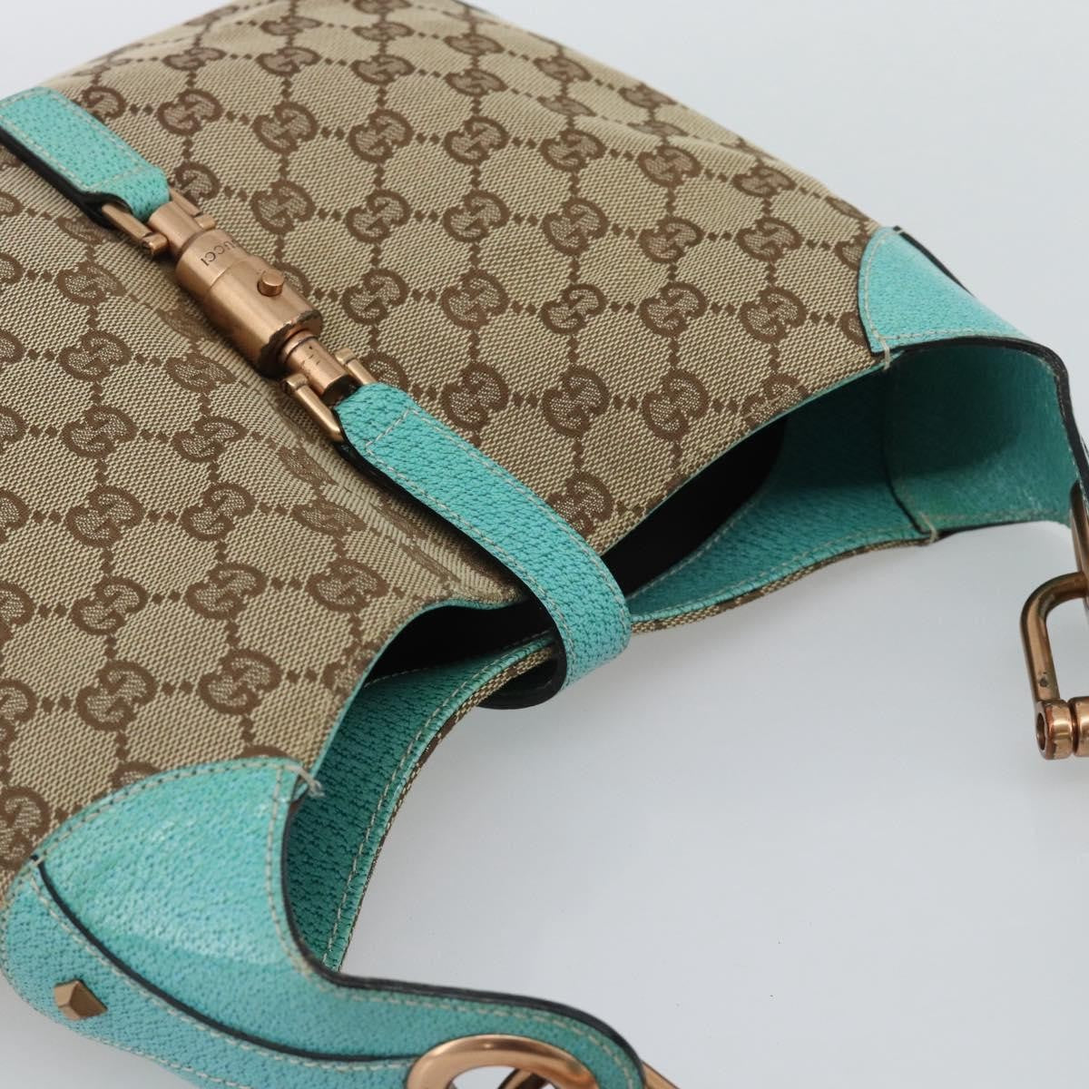 Gucci Jackie Canvas, Brown, Canvas, Handbag