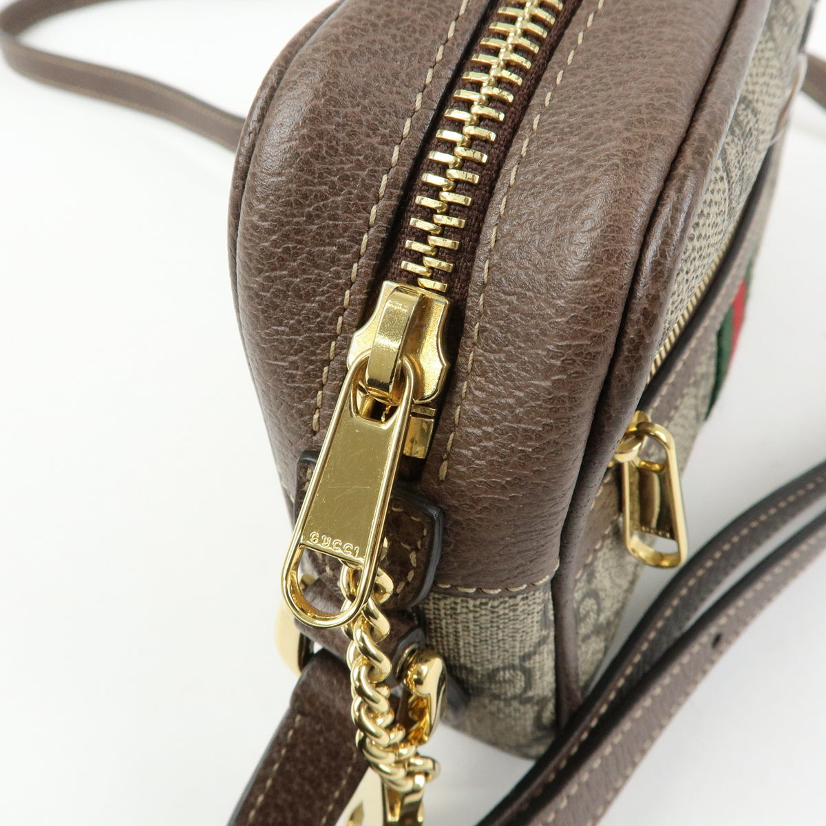 Gucci Ophidia GG Coated Canvas, Beige, Canvas, Shoulder Bag