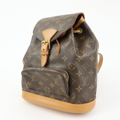 Louis Vuitton Vintage Montsouris Monogram Canvas, Brown, Canvas, Backpack
