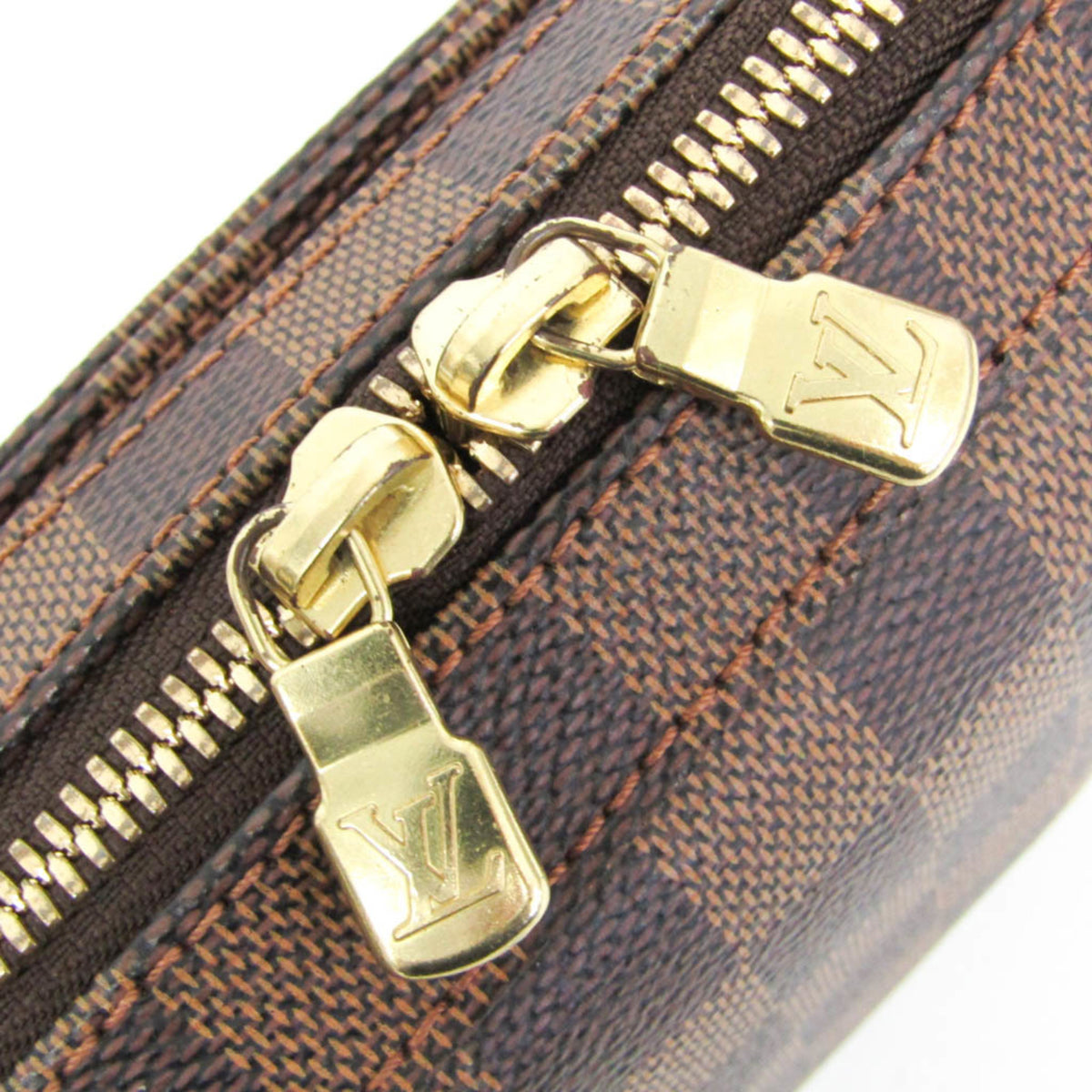 Louis Vuitton Geronimos Waist Damier Ebene, Brown, Canvas, Shoulder Bag
