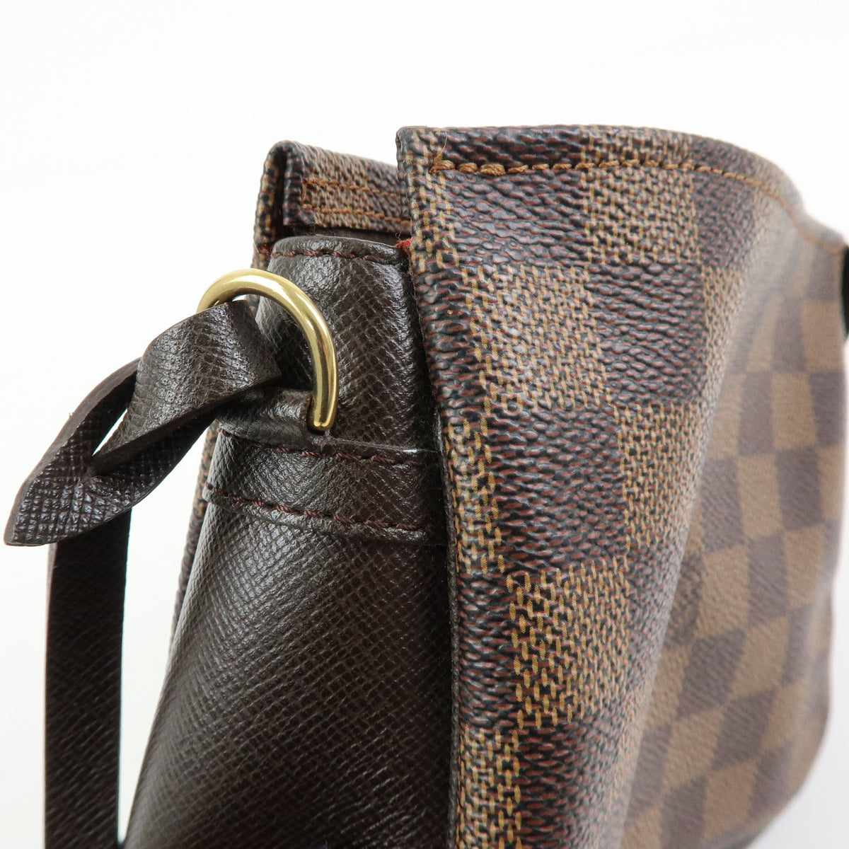 Louis Vuitton Trousse Make Up Damier, Brown, Canvas, Clutch