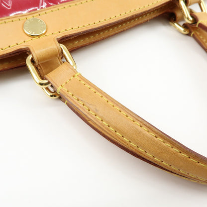 Louis Vuitton Brea Monogram Vernis, Red, Leather, Handbag