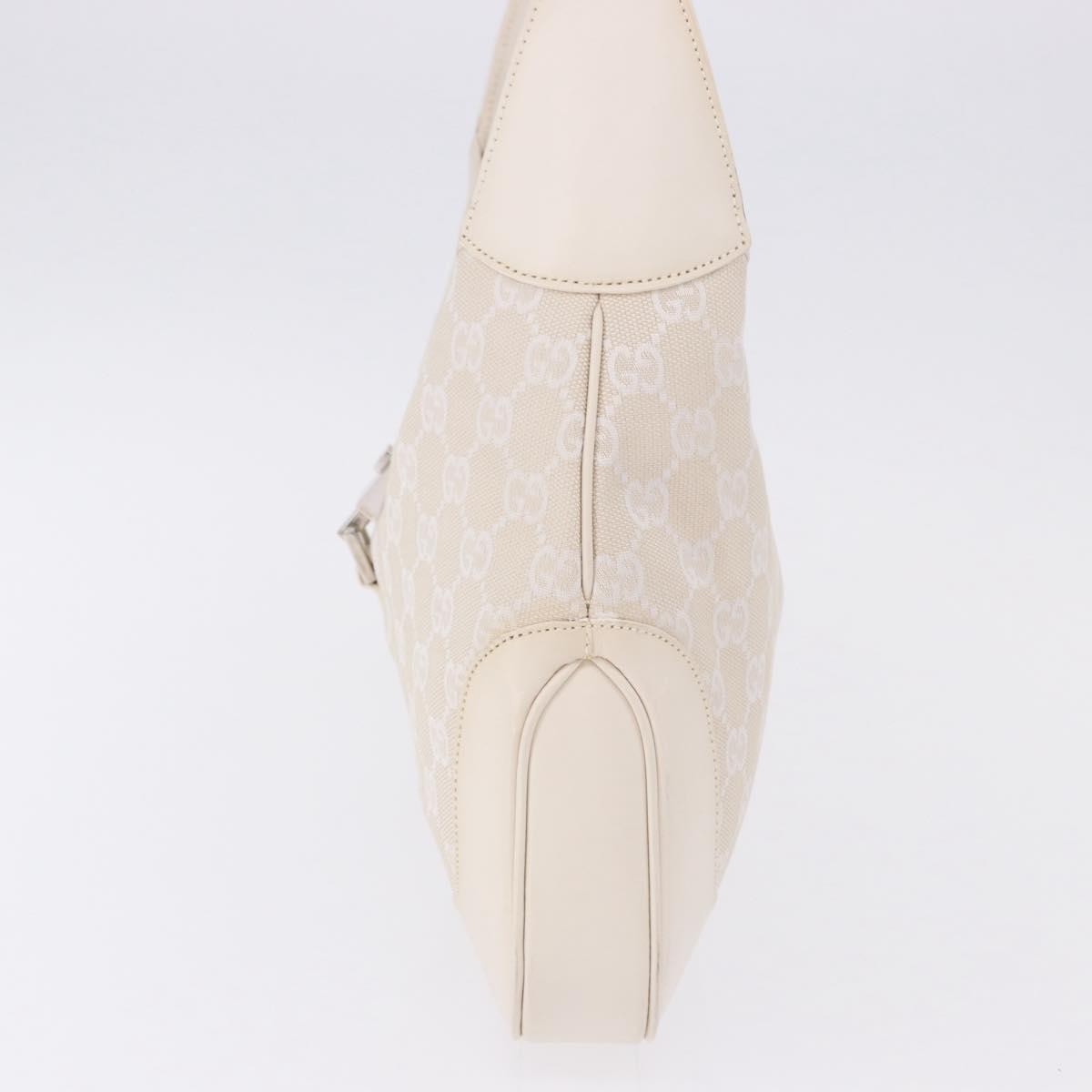 Gucci Jackie Canvas, White, Canvas, Handbag