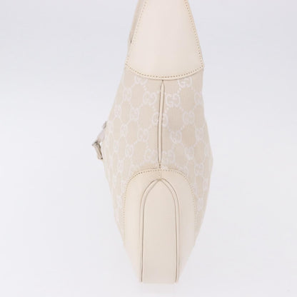 Gucci Jackie Canvas, White, Canvas, Handbag