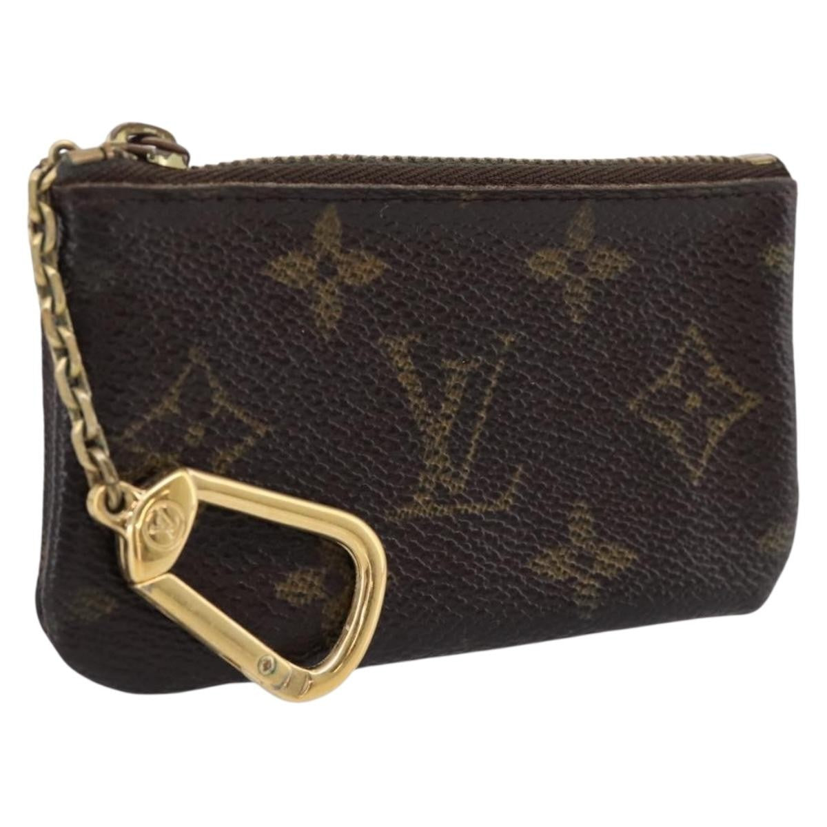 Louis Vuitton Pochette clés NM Canvas, Brown, Canvas, Wallet