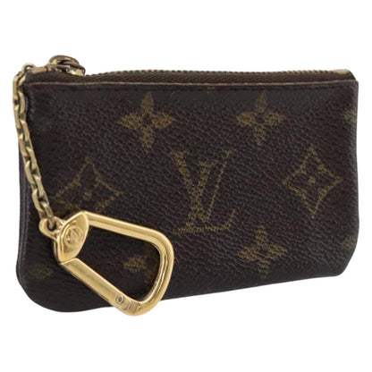 Louis Vuitton Pochette clés NM Canvas, Brown, Canvas, Wallet