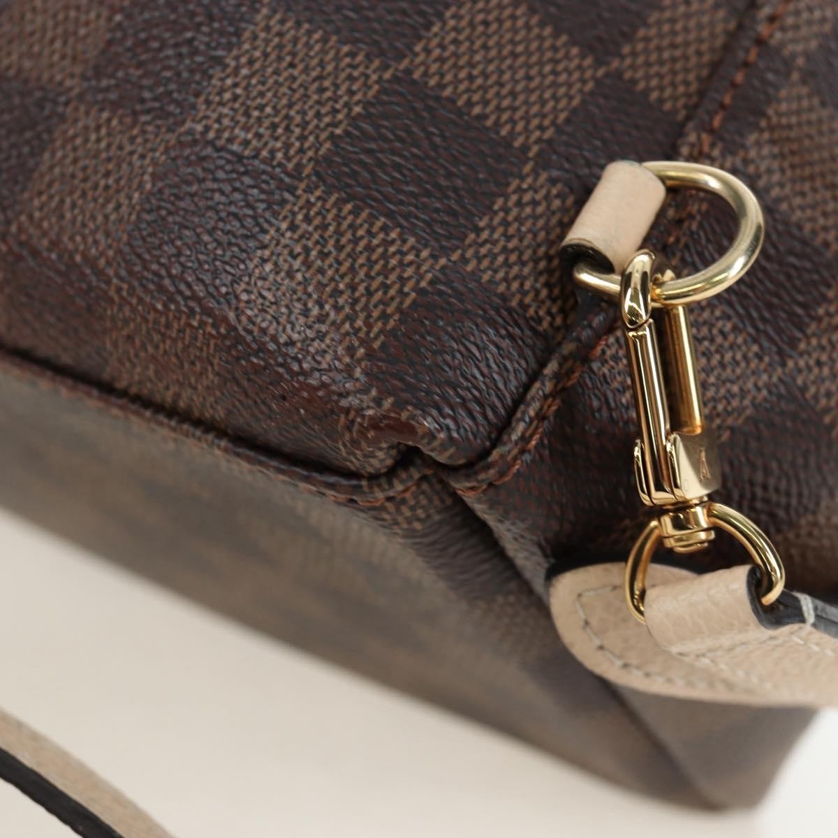 Louis Vuitton Clapton Backpack Damier and Leather, Brown, Canvas, Backpack