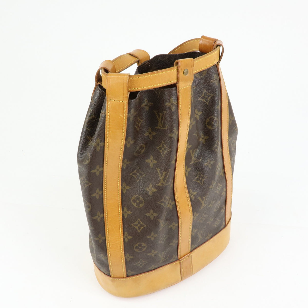 Louis Vuitton Randonnee Monogram Canvas, Brown, Canvas, Backpack