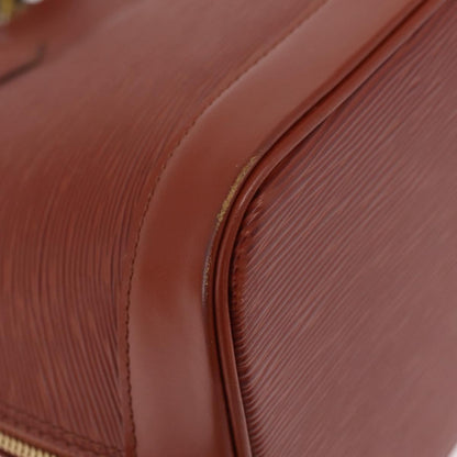 Louis Vuitton Alma Epi Leather, Brown, Leather, Handbag