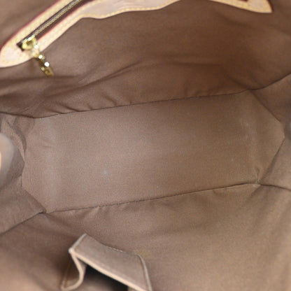 Louis Vuitton Batignolles Monogram Canvas, Brown, Leather, Tote Bag