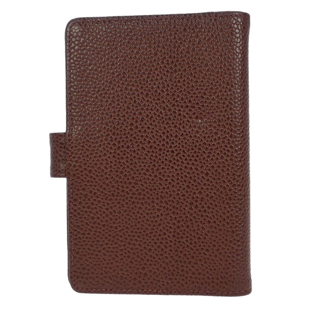 Chanel CC Bifold Quilted Caviar, Brown, Leather, Wallet