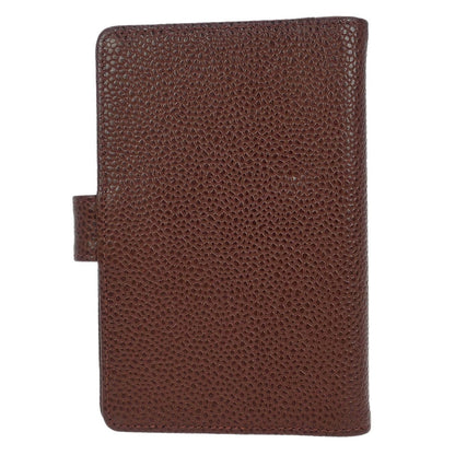 Chanel CC Bifold Quilted Caviar, Brown, Leather, Wallet