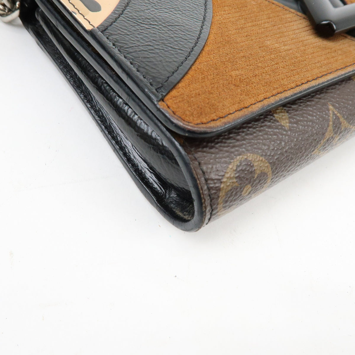 Louis Vuitton Twist Chain Limited Edition Monogram Canvas, Brown, Canvas, Crossbody Bag