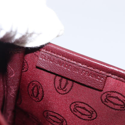 Cartier Must De Cartier Leather, Burgundy, Leather, Shoulder Bag