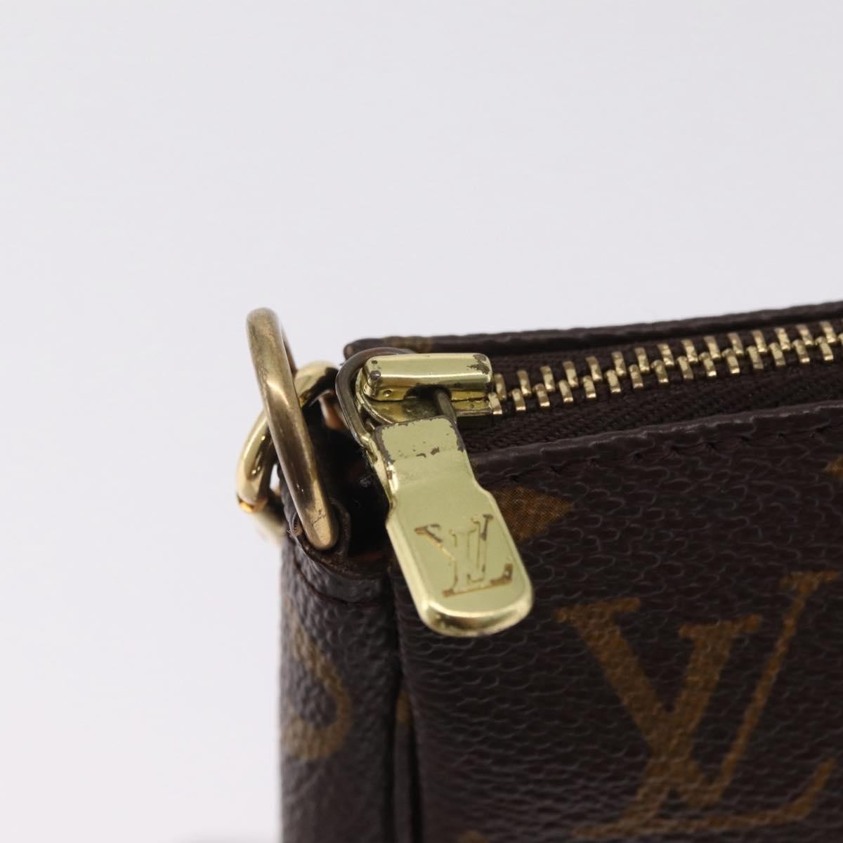 Louis Vuitton Pochette Accessoires NM Monogram Canvas, Brown, Canvas, Clutch