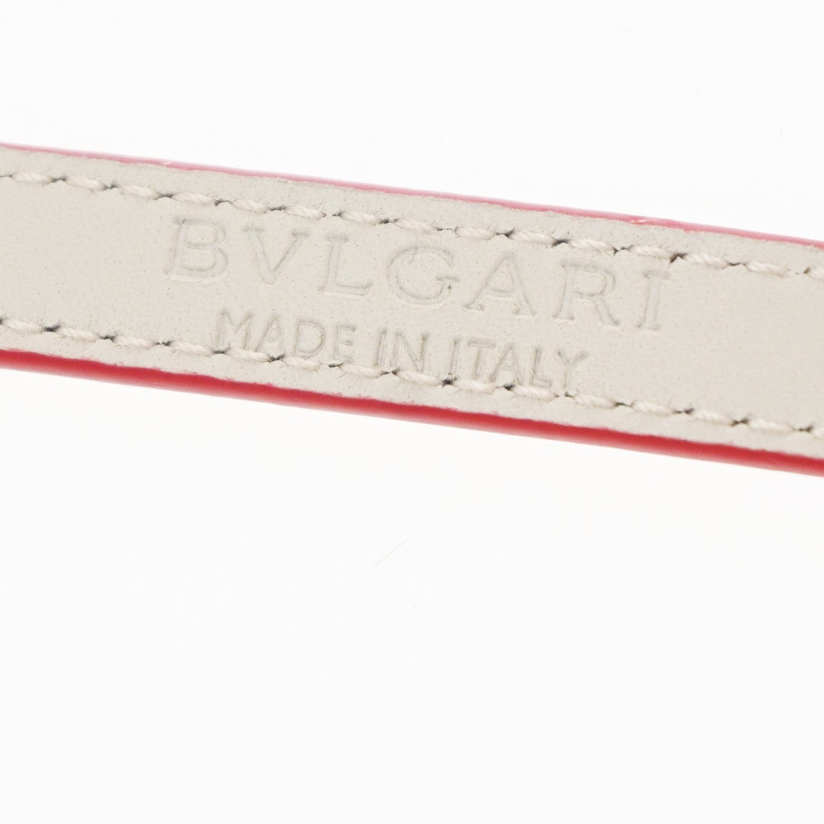 Bvlgari Serpenti Forever Double Wrap Leather, Red, Leather, Bracelet