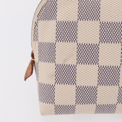 Louis Vuitton Toiletry Pouch Damier, Beige, Canvas, Clutch