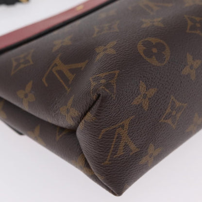 Louis Vuitton Saint Placide Monogram Canvas and Leather, Brown, Canvas, Handbag