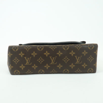 Louis Vuitton Marignan Monogram Canvas with Leather, Brown, Canvas, Handbag