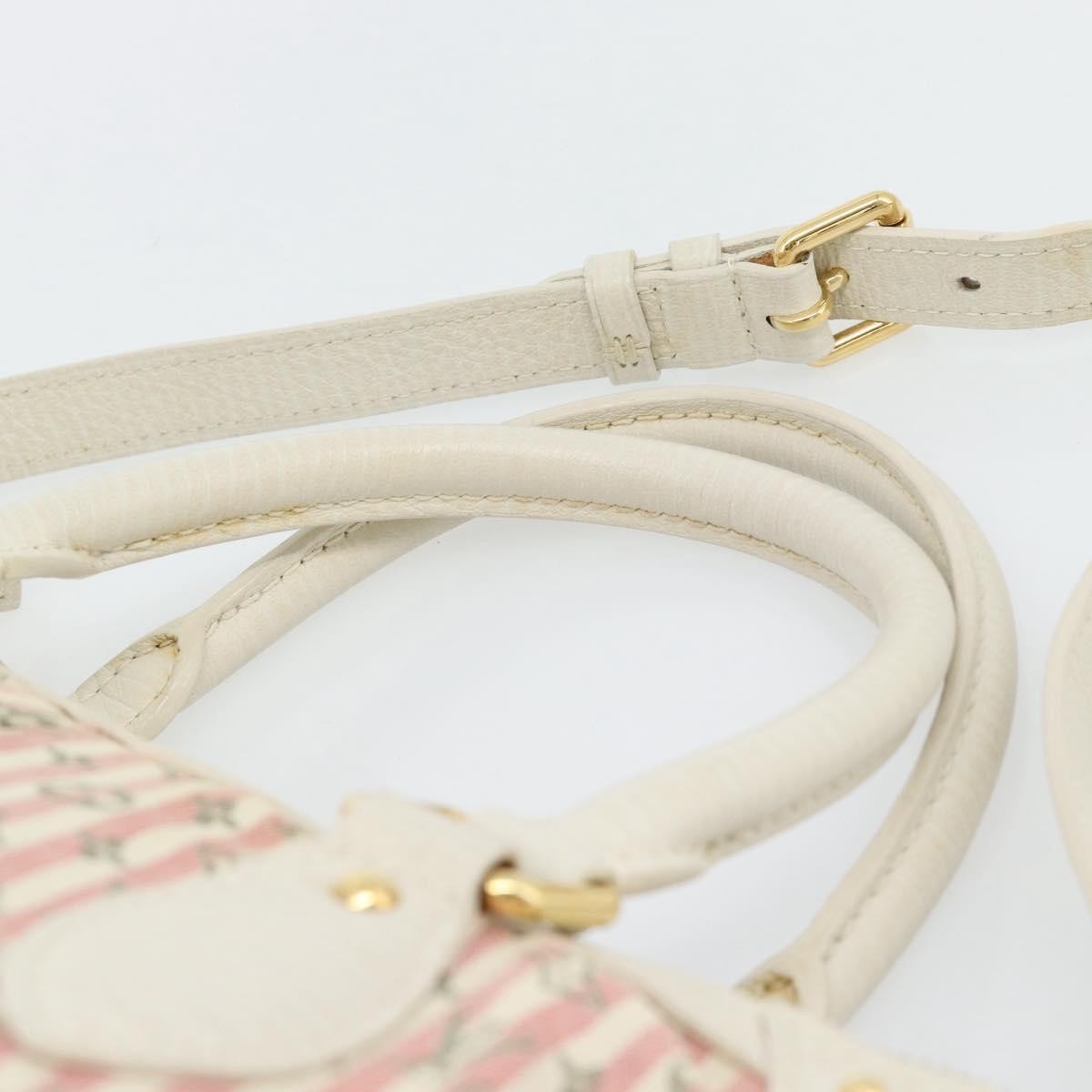 Louis Vuitton Marina Mini Lin Croisette, Pink, Canvas, Handbag