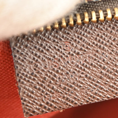 Louis Vuitton Trousse Make Up Damier Canvas, Brown, Canvas, Clutch