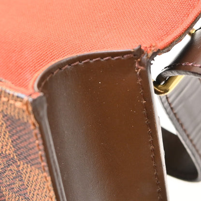 Louis Vuitton Portobello Messenger Damier Ebene, Brown, Canvas, Shoulder Bag