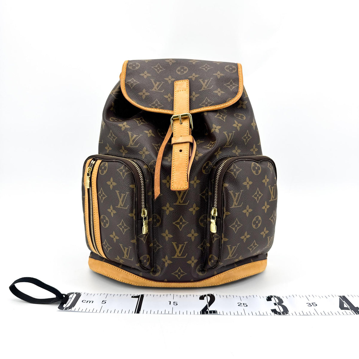 Louis Vuitton Bosphore Monogram Canvas, Brown, Canvas, Backpack