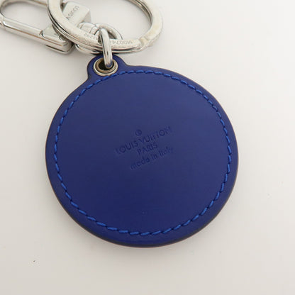 Louis Vuitton LV Circle Bag Charm and Key Holder Metal, Blue, Leather, Charm