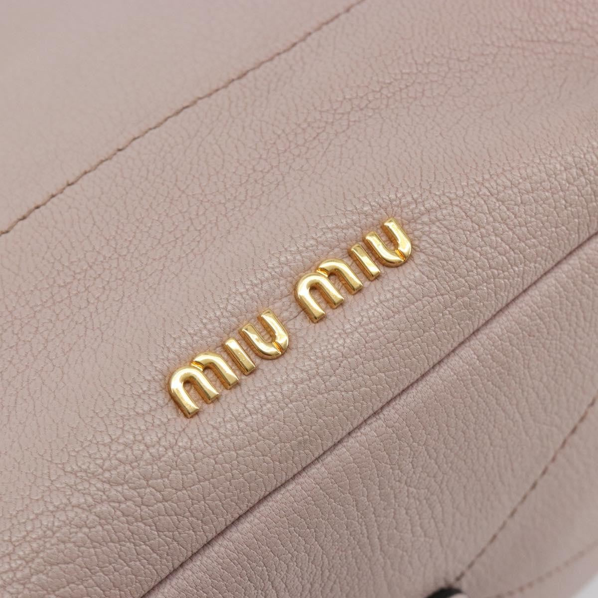 Miu Miu Madras Convertible Hobo Leather, Pink, Leather, Shoulder Bag