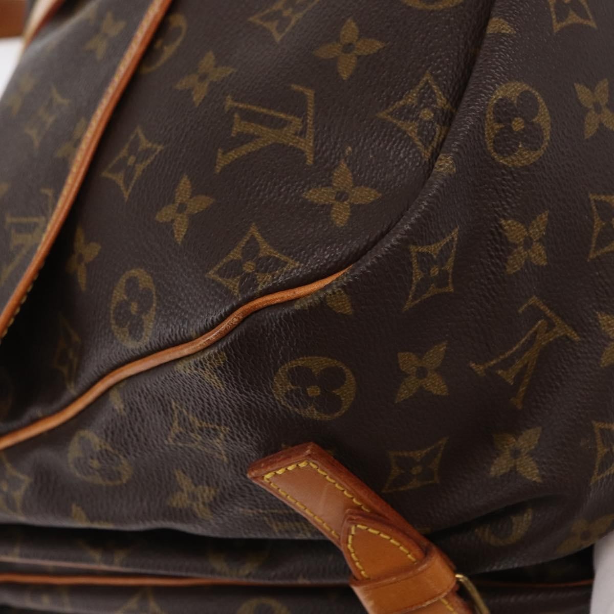 Louis Vuitton Saumur Monogram Canvas, Brown, Canvas, Shoulder Bag