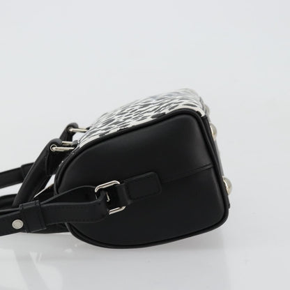 Saint Laurent Classic Baby Duffle Printed Leather, Black, Leather, Handbag