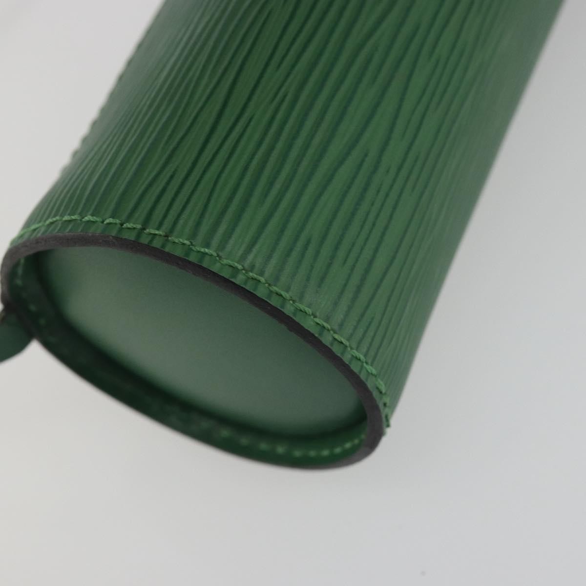Louis Vuitton Soufflot Pochette Epi Leather, Green, Leather, Clutch