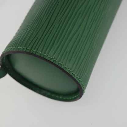 Louis Vuitton Soufflot Pochette Epi Leather, Green, Leather, Clutch