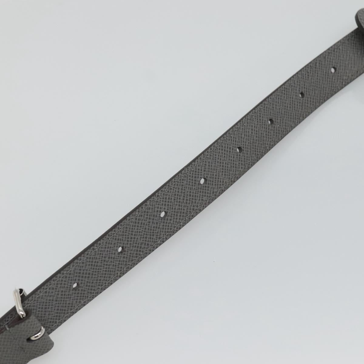 Louis Vuitton Adjustable shoulder strap leather, Gray, Leather, Straps