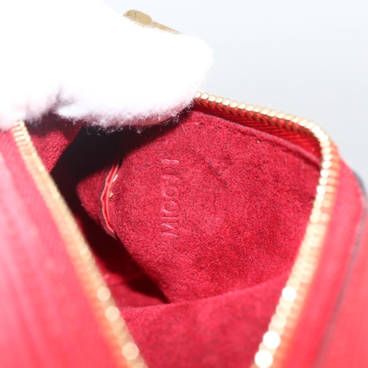 Louis Vuitton Soufflot Pochette Epi Leather, Red, Leather, Clutch