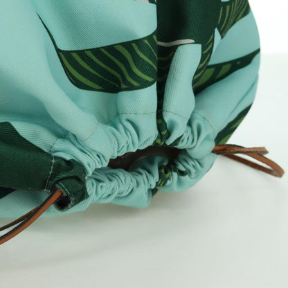 Loewe Paula Drawstring Printed Canvas, Multicolour, Canvas, Clutch