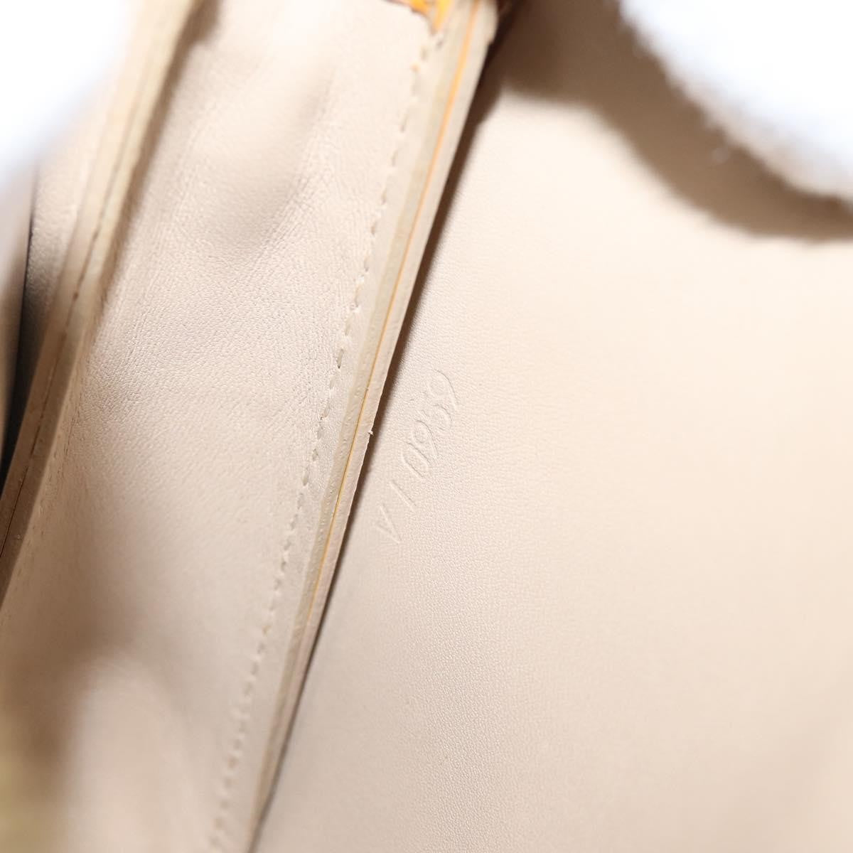 Louis Vuitton Lexington Pochette Monogram Vernis, Beige, Patent Leather, Clutch