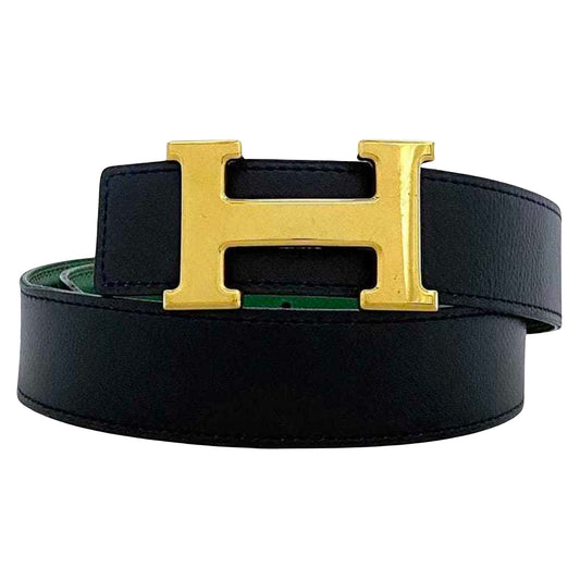 Hermès Constance, Navy, Leather, belt