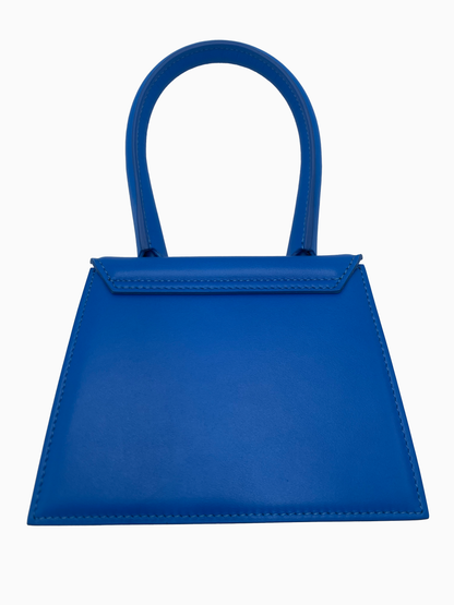 Jacquemus Le Bambinou Flap Shoulder Bag Padded Leather, BLUE, LEATHER, Travel bag