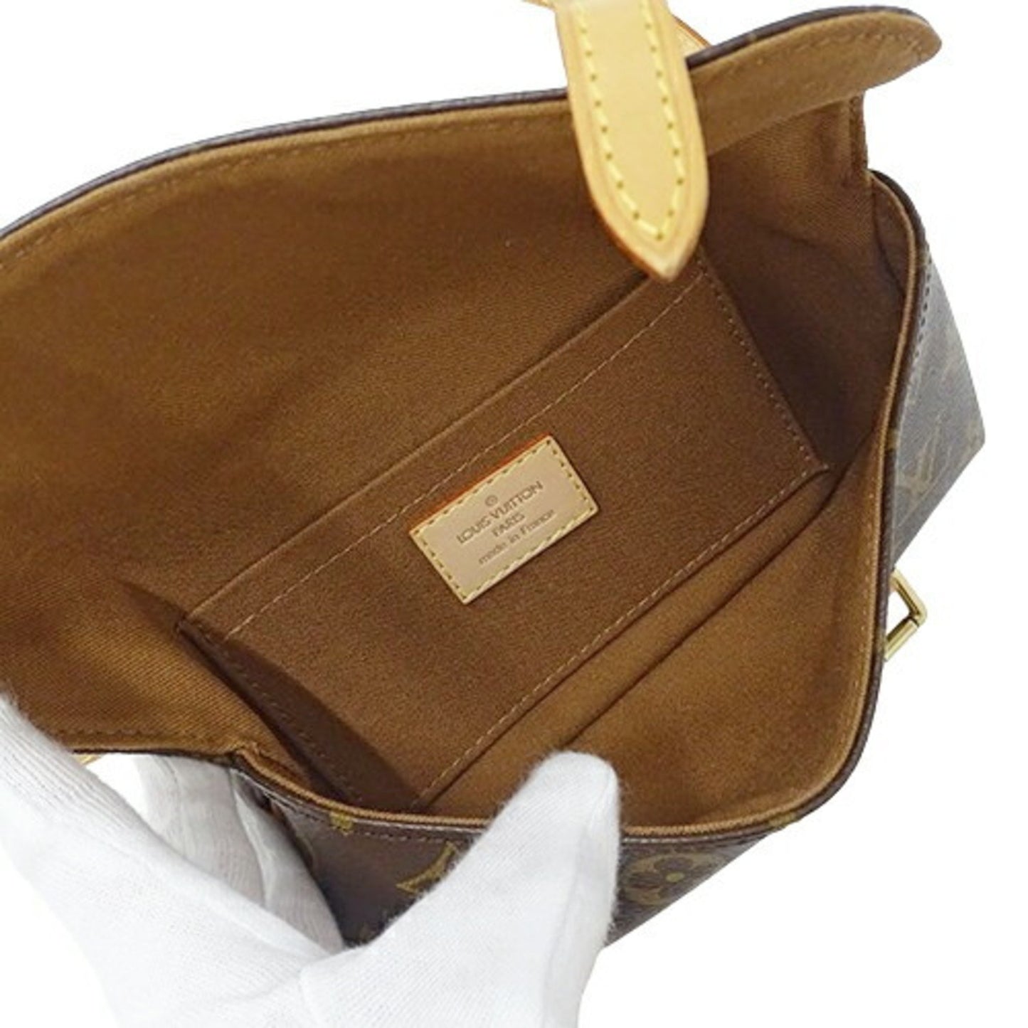 Louis Vuitton Marelle, Brown, Canvas, shoulder