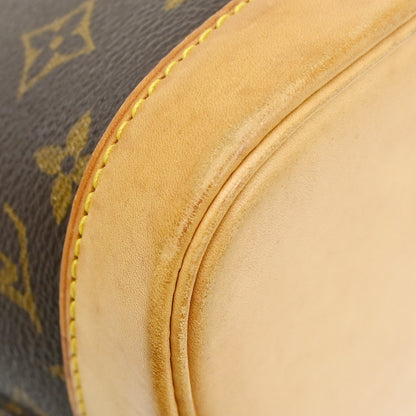 Louis Vuitton Alma Monogram Canvas, Brown, Canvas, Handbag