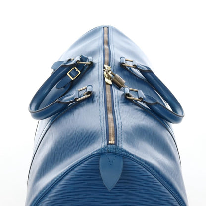 Louis Vuitton Keepall Epi Leather, Blue, Leather, Travel Bag