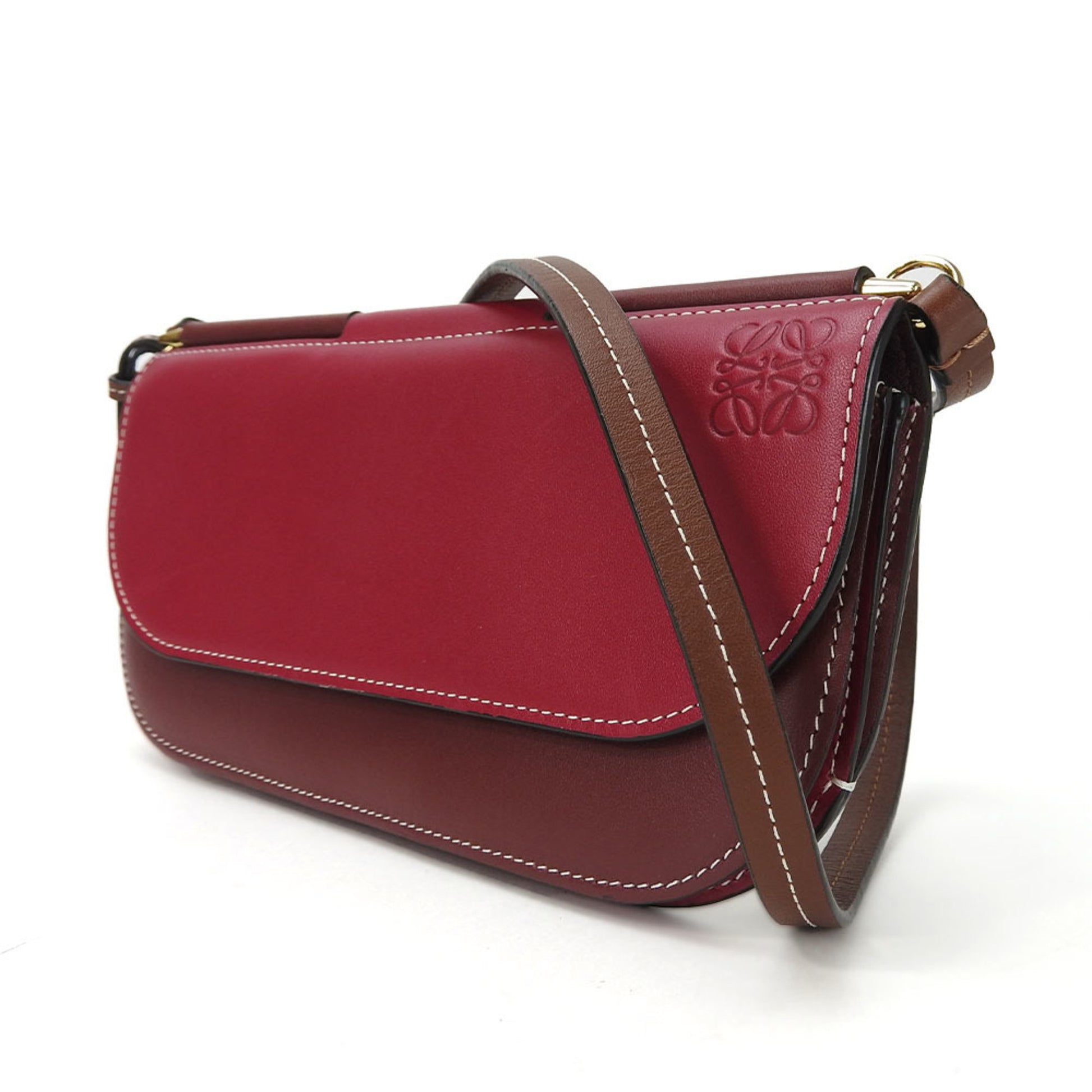 Loewe, Red, Leather, shoulder