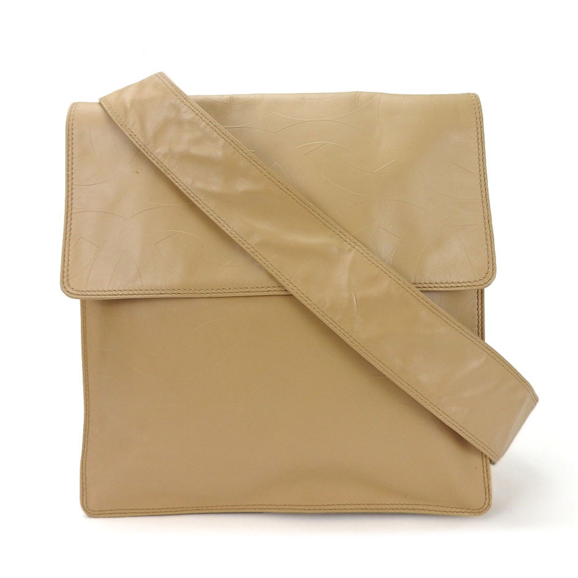 Chanel, Beige, Leather, shopper