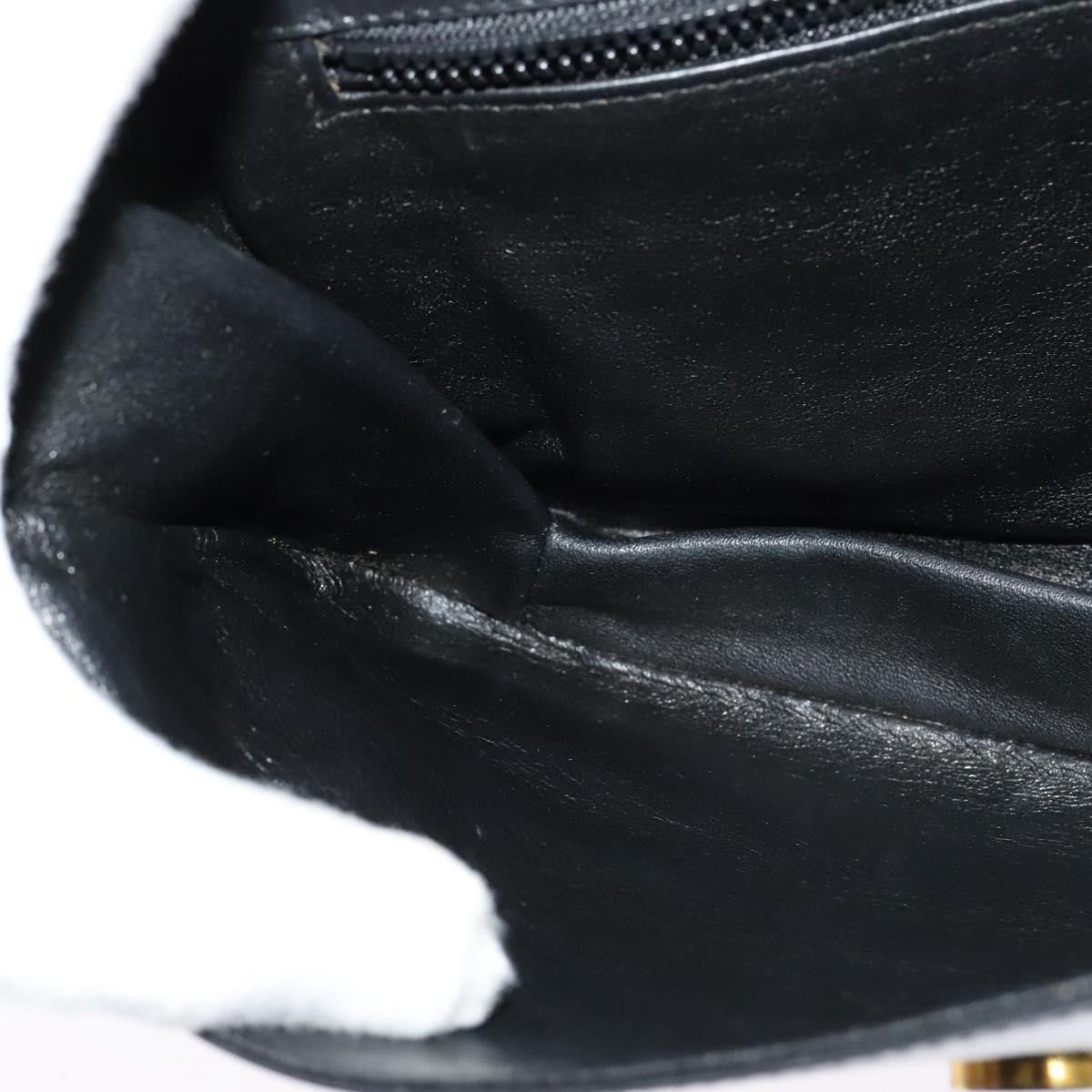 Bally Vintage Leather, Black, Leather, Shoulder Bag