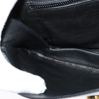 Bally Vintage Leather, Black, Leather, Shoulder Bag