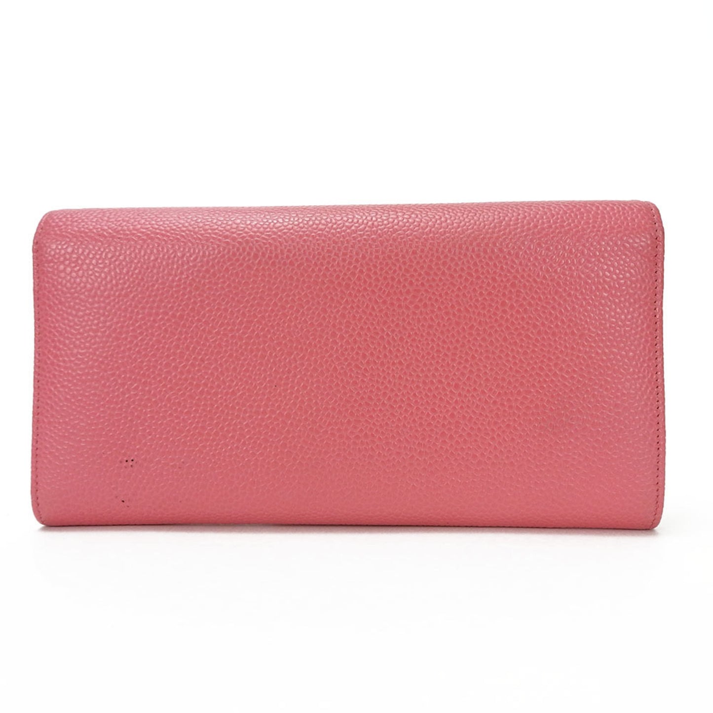 Chanel Coco Mark, Pink, Leather, wallet